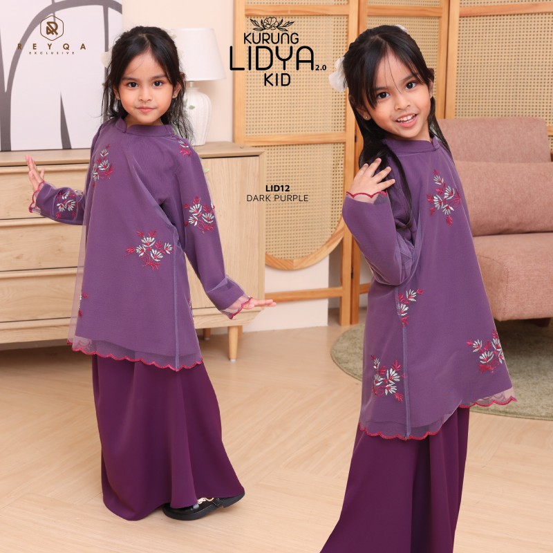 Lidya 2.0/12 Dark Purple Kids