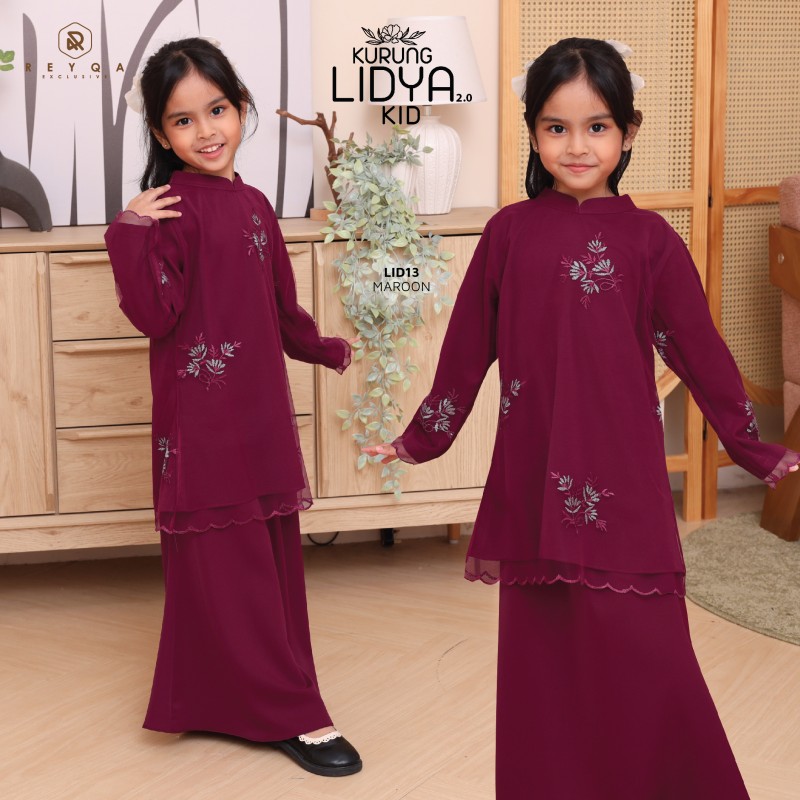 Lidya 2.0/13 Maroon Kids