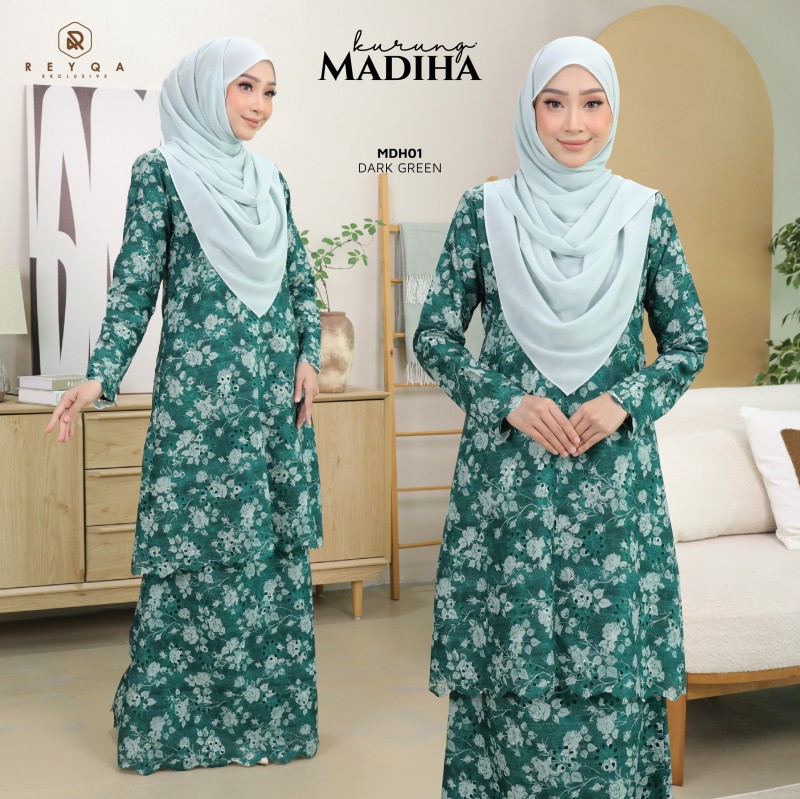 Madiha/01 Dark Green