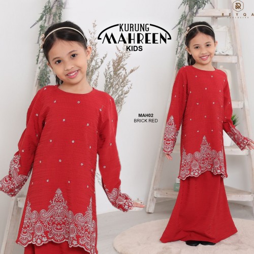 Mahreen/02 Brick Red Kids