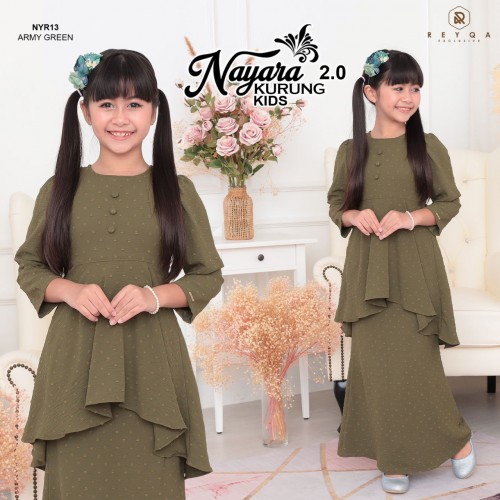 Nayara/13 Army Green Kids