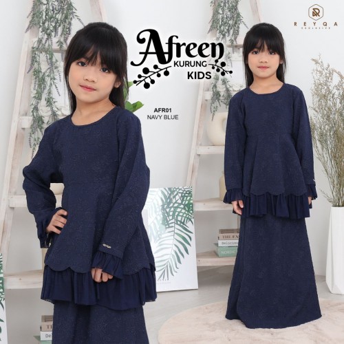 Afreen/01 Navy Blue Kids