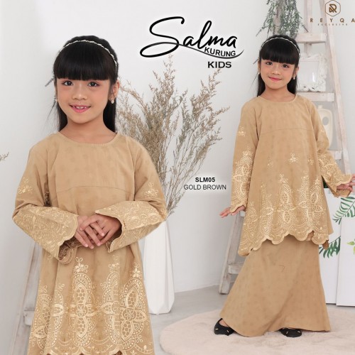 Salma/05 Gold Brown Kids