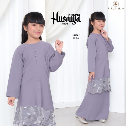 Husniya/02 Grey Kids