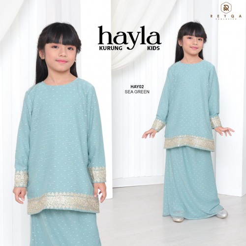 Hayla/02 Sea Green Kids