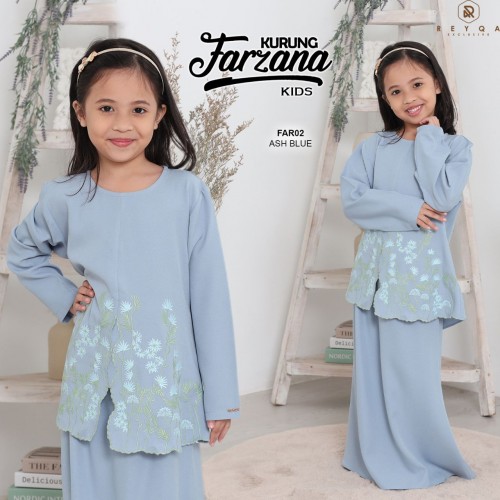 Farzana/02 Ash Blue Kids