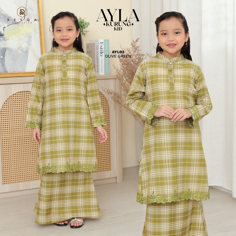 Ayla/03 Olive Green Kids
