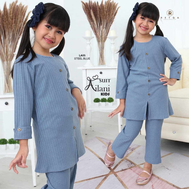 Ailani/05 Steel Blue  Kids