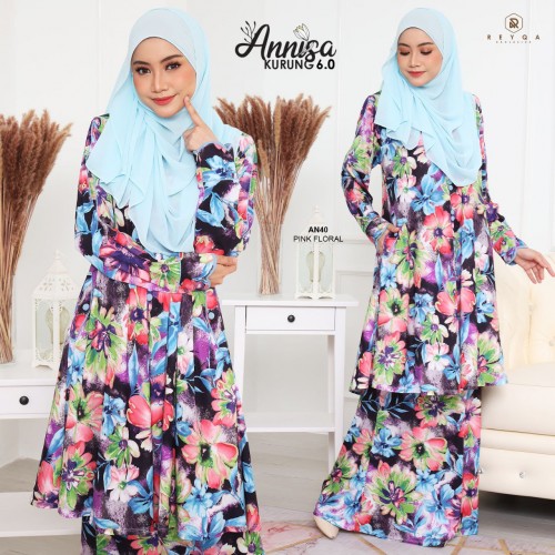 Annisa 6.0/40 Pink Floral