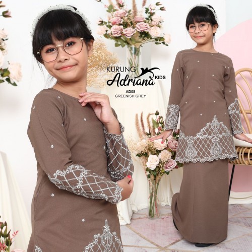 Adriana/08 Greenish Grey Kids