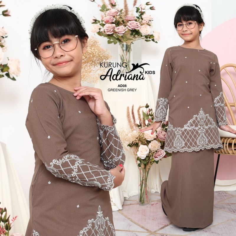 Adriana/08 Greenish Grey Kids