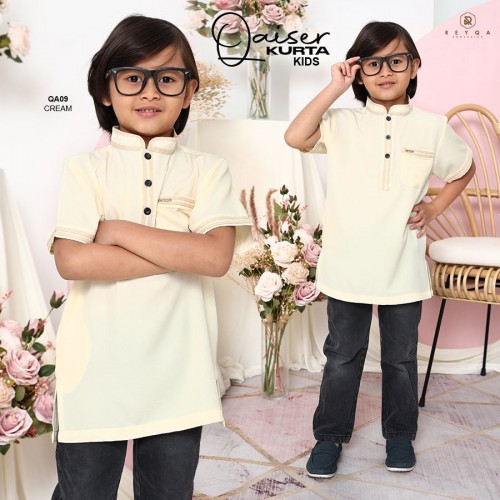 Qaiser/09 Cream Kids