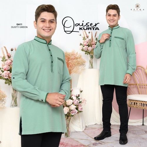 Qaiser/02 Sage Green