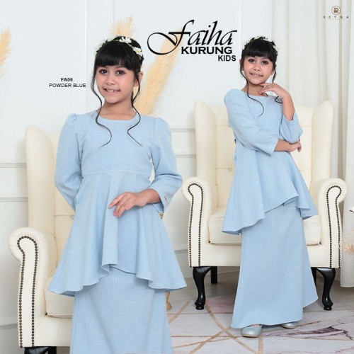 Faiha/06 Powder Blue Kids