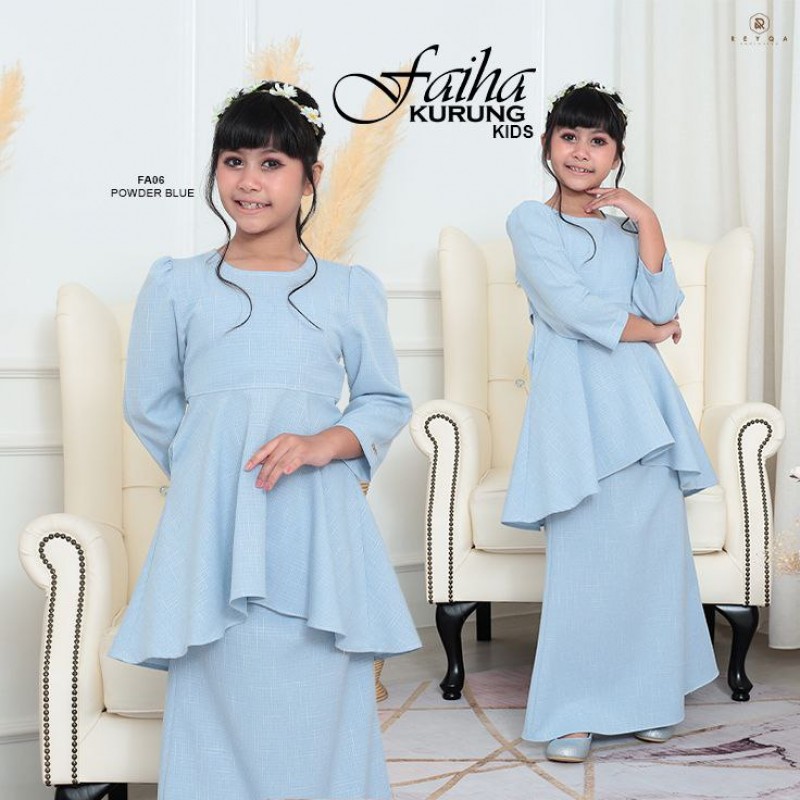Faiha/06 Powder Blue Kids