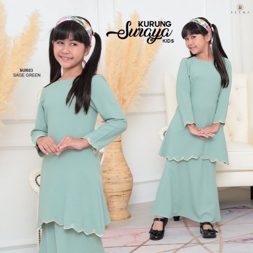 Suraya/03 Sage Green Kids
