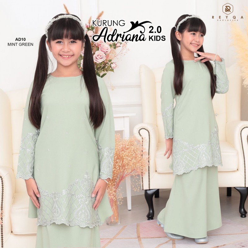 Adriana/10 Mint Green Kids