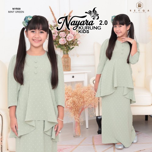 Nayara/09 Mint Green Kids