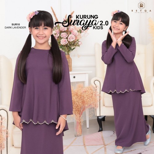 Suraya/10 Dark Lavender Kids