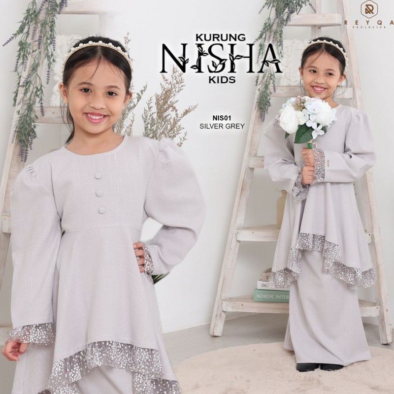 Nisha/01 Silver Grey Kids