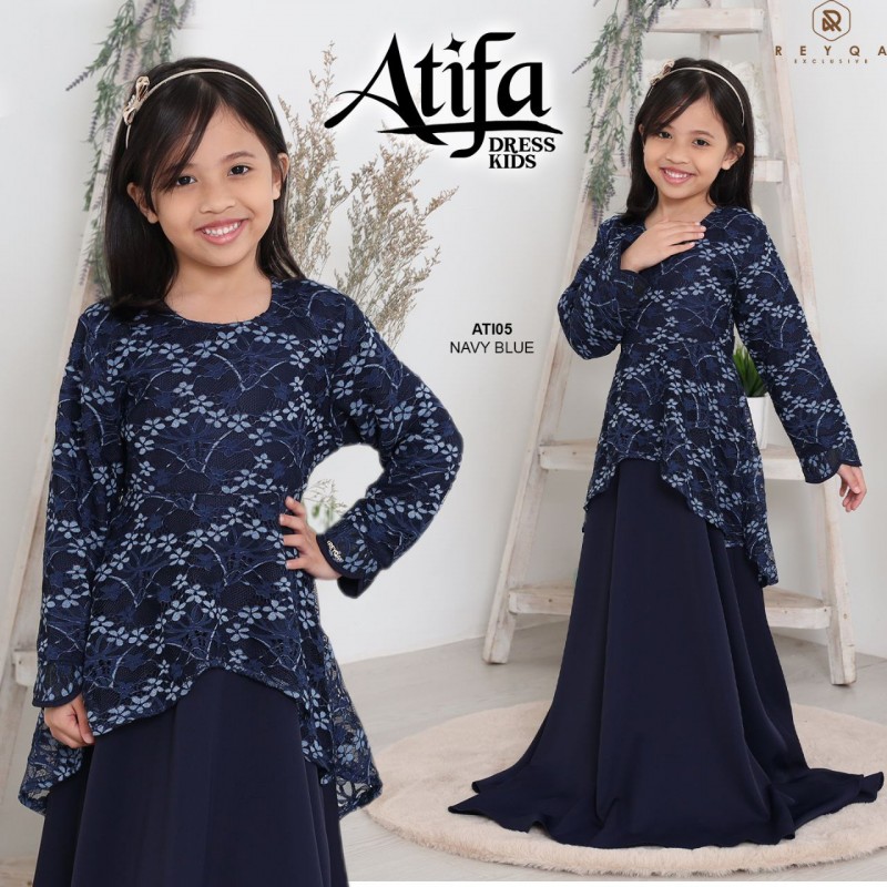 Atifa/05 Navy Blue Kids
