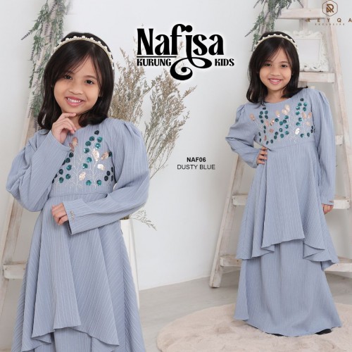 Nafisa/06 Dusty Blue Kids