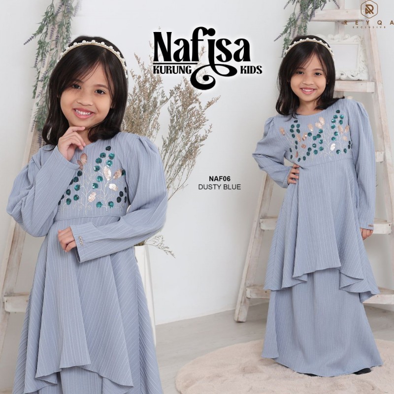 Nafisa/06 Dusty Blue Kids