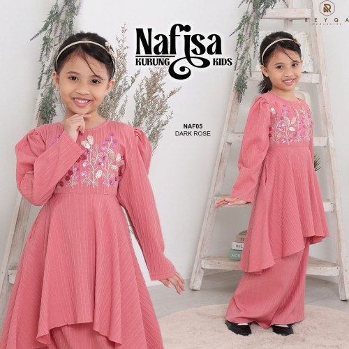 Nafisa/05 Dark Rose Kids