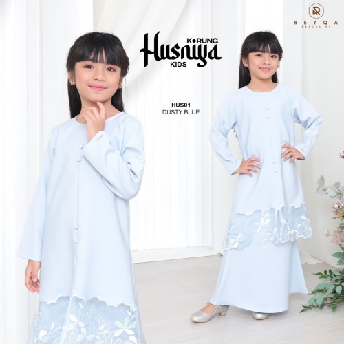 Husniya/01 Dusty blue Kids