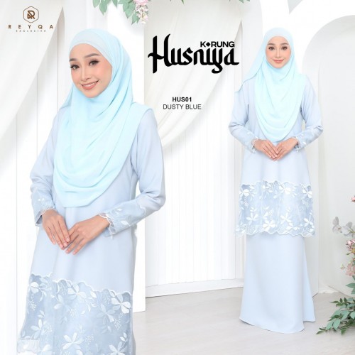 Husniya/01 Dusty blue