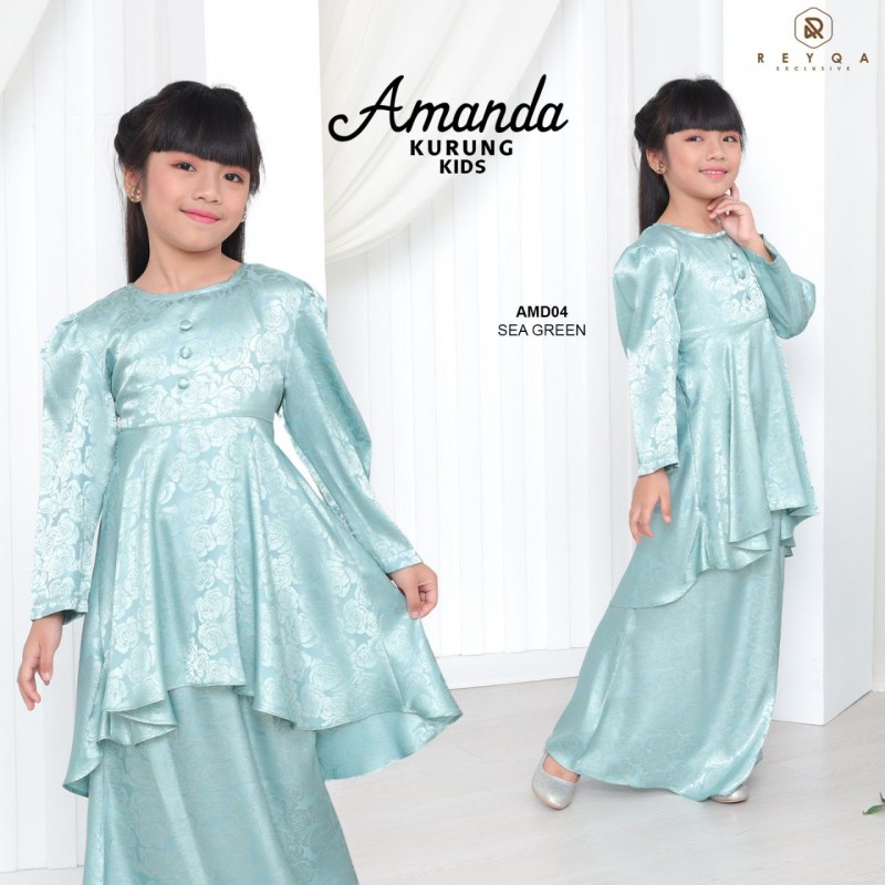 Amanda/04 Sea Green Kids
