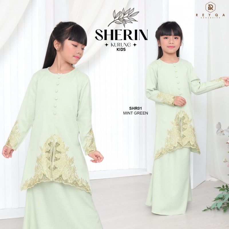 Sherin/01 Mint Green Kids