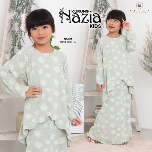 Nazia/01 Mint Green Kids