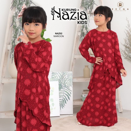 Nazia/02 Maroon Kids