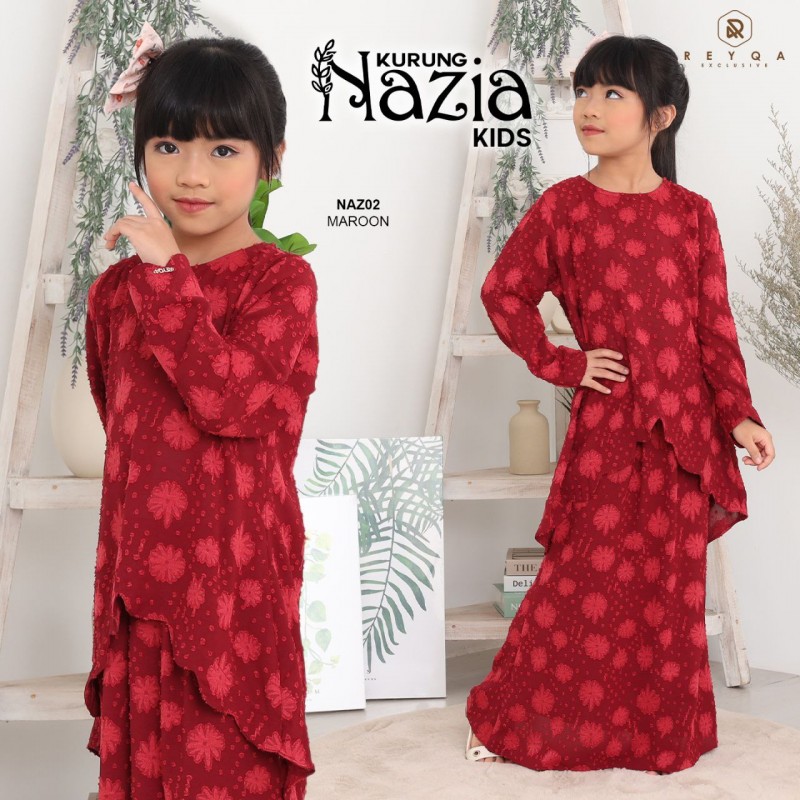Nazia/02 Maroon Kids