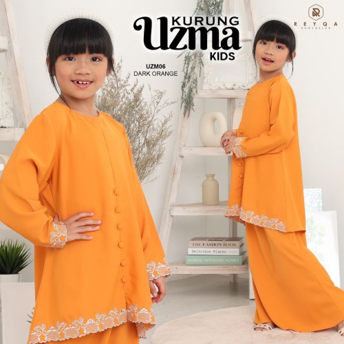 Uzma/06 Dark Orange Kids