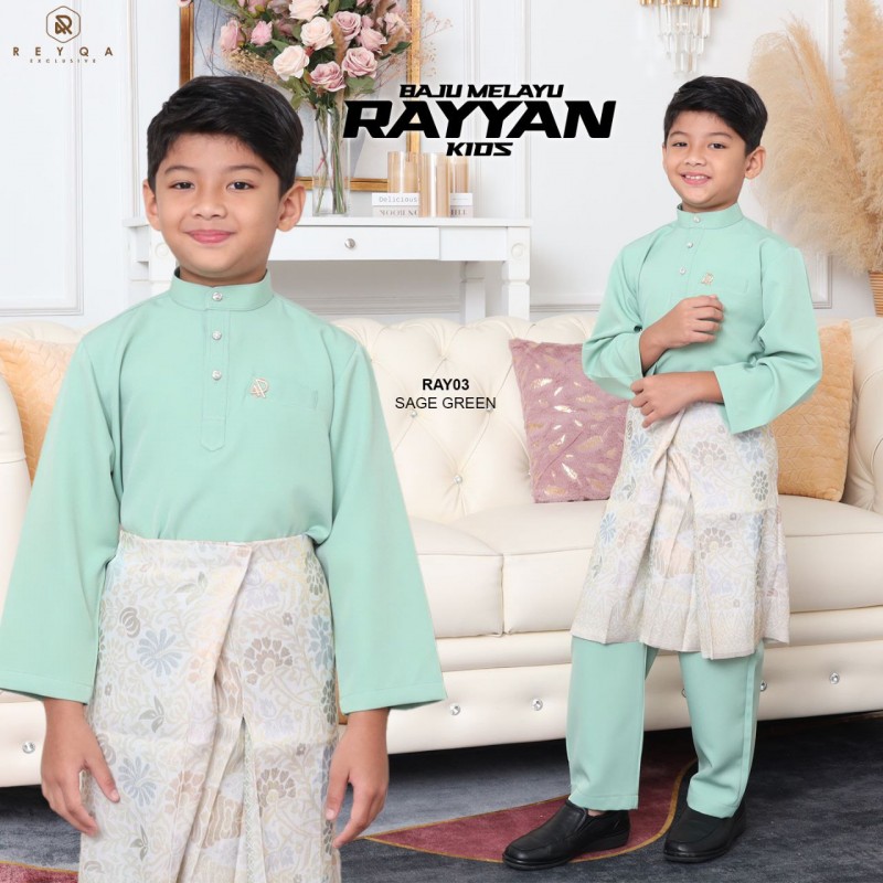 Rayyan/03 Sage Green Kids