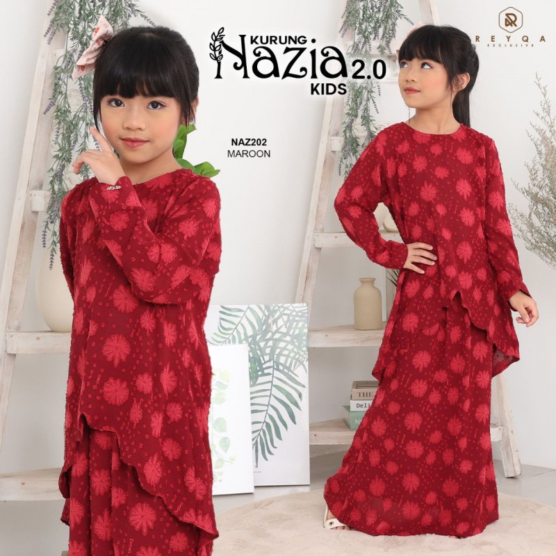 Nazia 2.0/02 Maroon Kids