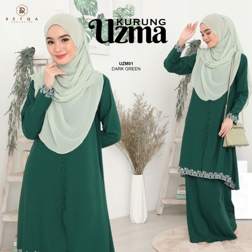 Uzma/01 Dark Green