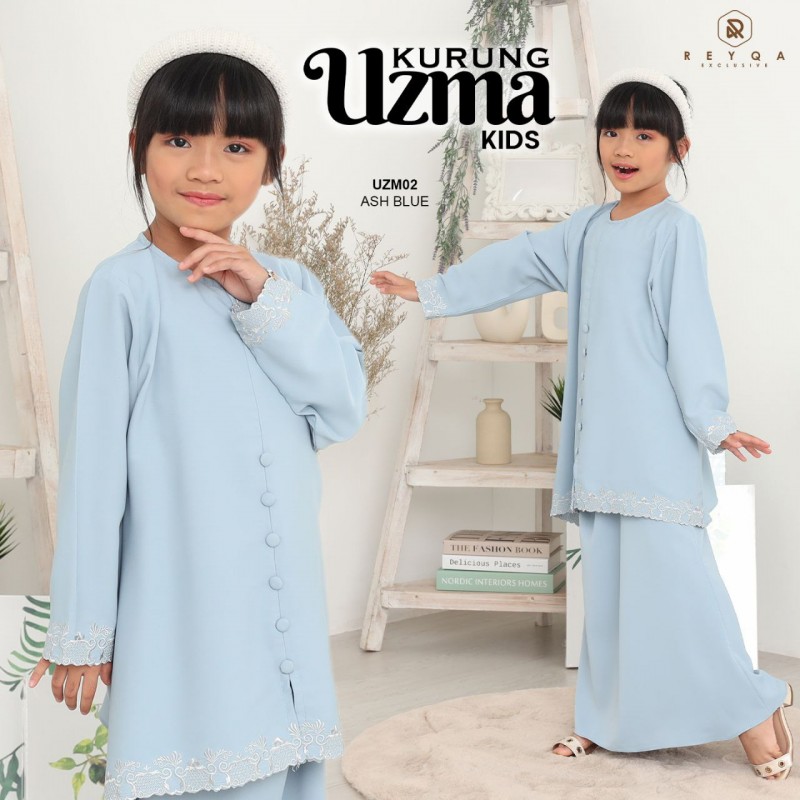 Uzma/02 Ash Blue Kids