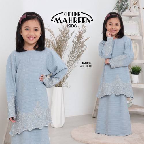 Mahreen/06 Ash Blue Kids