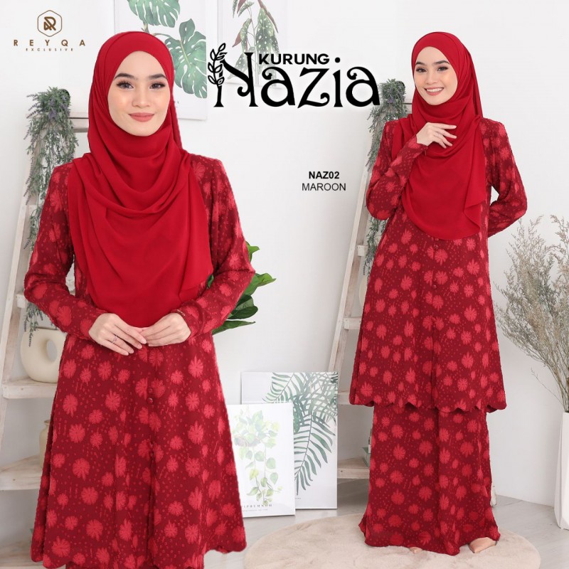 Nazia/02 Maroon