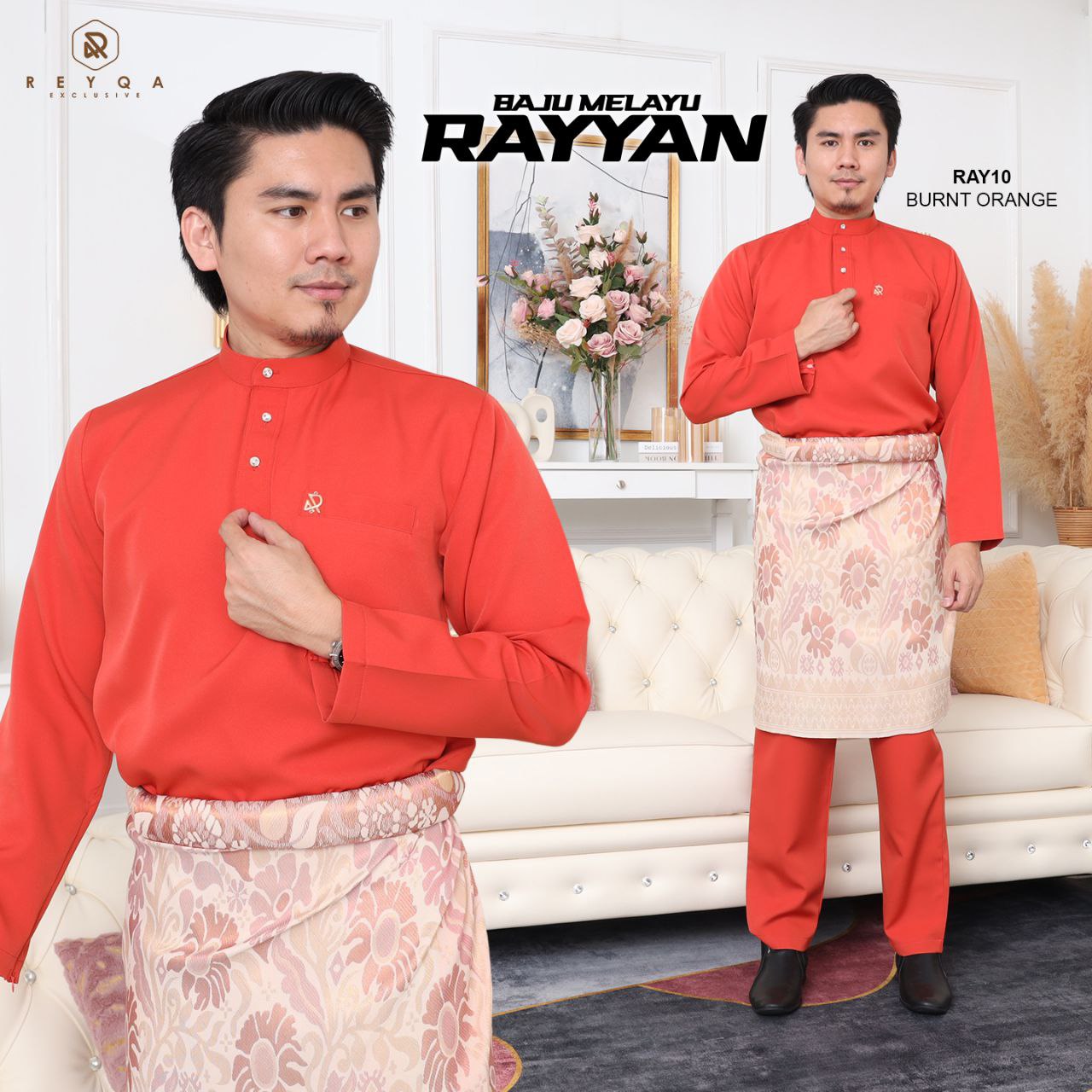 Rayyan/10 Burnt Org | Muslimah Collection | Hijab | Exclusive Muslimah ...